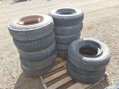 Qty (13) Trailer Tires and Rims - Albuquerque NM