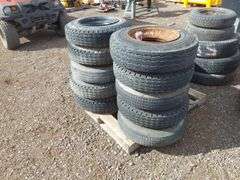 Qty (13) Trailer Tires and Rims - Albuquerque NM