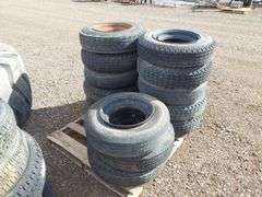 Qty (13) Trailer Tires and Rims - Albuquerque NM