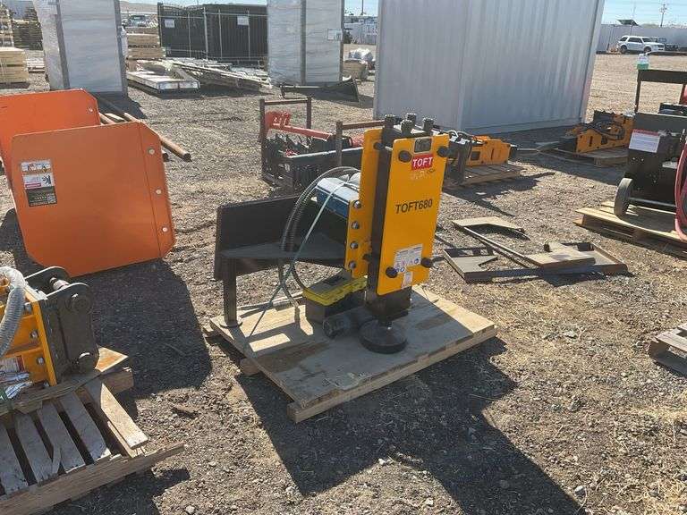 2024 TOFT TOFT680 Skid Steer Post Driver