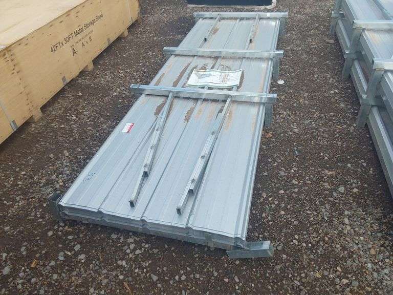 Qty of 100 10ft  Galvalume Corrugated Steel Panel
