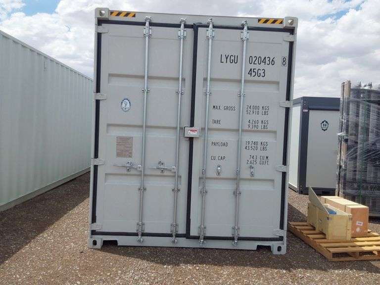 40ft High Cube Multi Door Container - J&J Auctioneers LLC