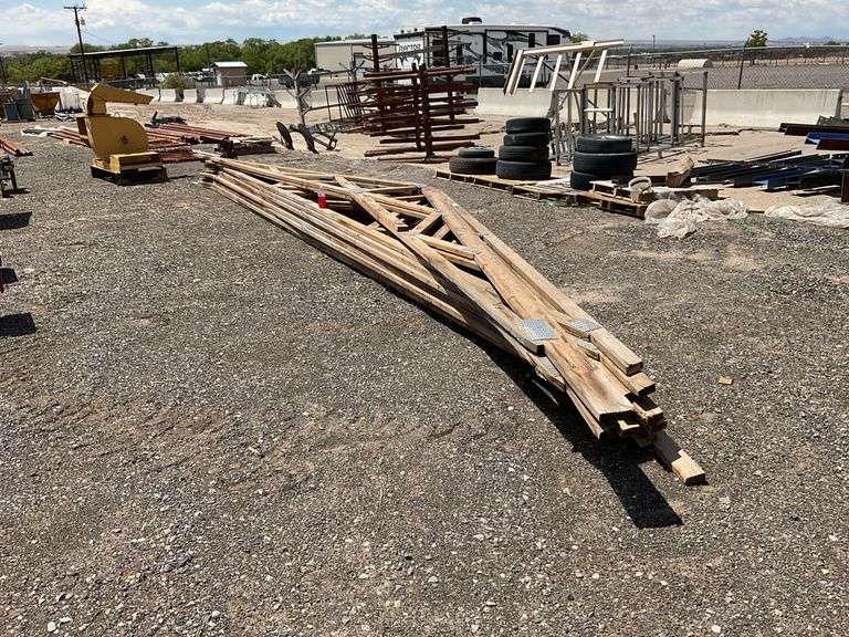 Qty (11) Wooden Trusses