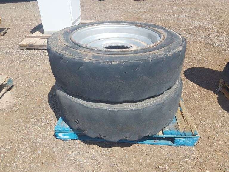 Qty (2) 370/75-28 Tires