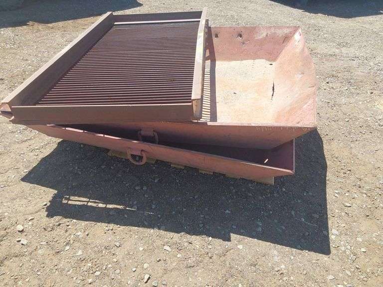 Qty (2) 63 X 63 in Metal Buckets