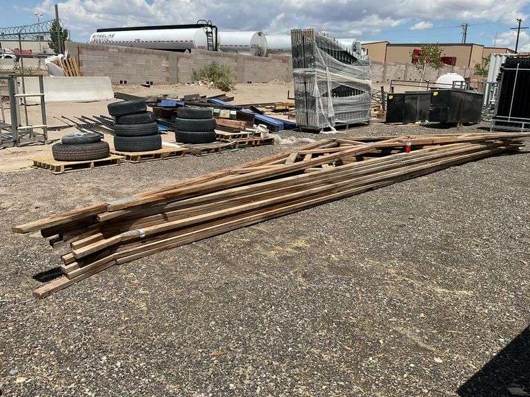 Qty (11) Wooden Trusses