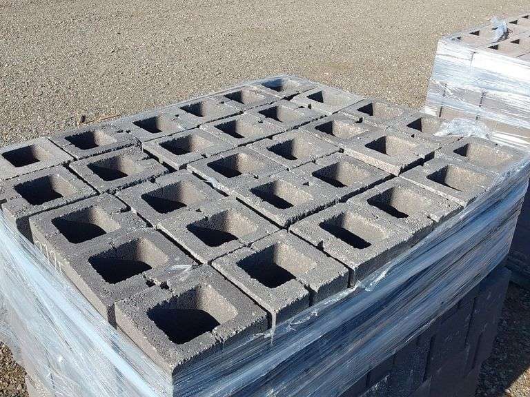 Qty (90) Split Face Mixed Bricks