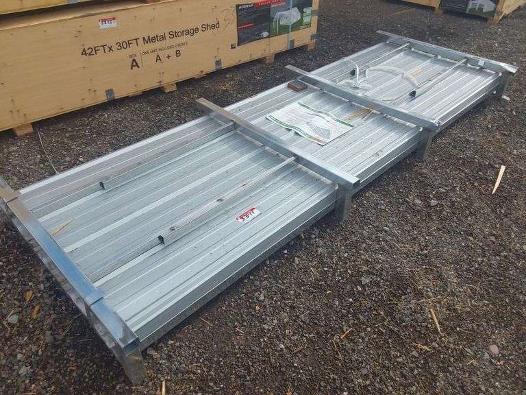 Qty of 100 10ft Galvalume Corrugated Steel Panel