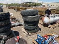 Qty (5) 285/75R24.5 Tires