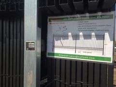 Qty of 24 10FT x 7FT Powder  Coated Steel Site Fence