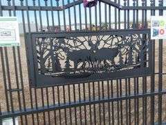 7FTx 20FT Metal Farm Driveway  Gate