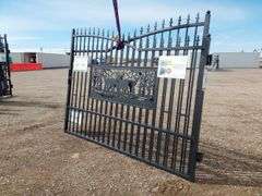 7FTx 20FT Metal Farm Driveway  Gate