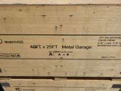 Double Garage Steel Barn Shed