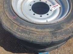 Qty (2) 370/75-28 Tires