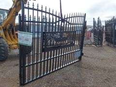 7FTx 20FT Metal Farm Driveway  Gate