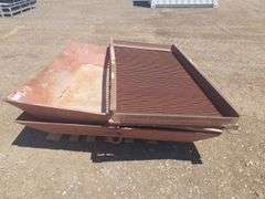 Qty (2) 63 X 63 in Metal Buckets