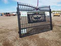 7FTx 20FT Metal Farm Driveway  Gate