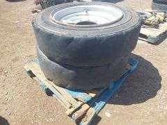 Qty (2) 370/75-28 Tires