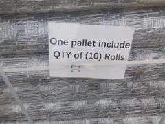 Qty 10 Rolls 44 in Fence
