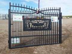 7FTx 20FT Metal Farm Driveway  Gate