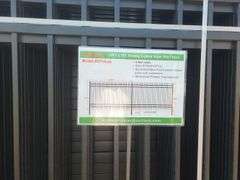 Qty of 24 10FT x 7FT Powder  Coated Steel Site Fence