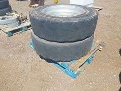 Qty (2) 370/75-28 Tires