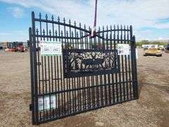 7FTx 20FT Metal Farm Driveway  Gate