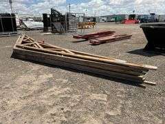 Qty (11) Wooden Trusses