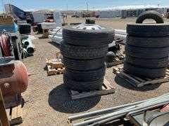 Qty (5) 285/75R24.5 Tires