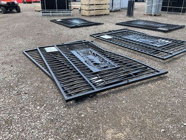 7FT(H)x 20FT(L) Metal Farm Driveway  Gate
