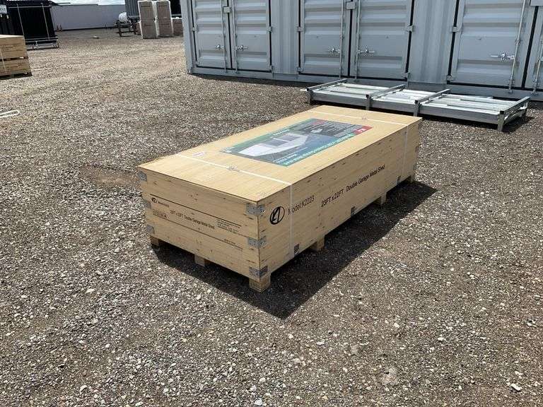 23ftx22ft Double Garage Metal shed