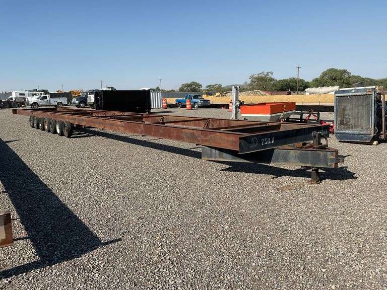 Custom Built 62 Ft x 9 Ft 6 In 8 Axle Modular Trailer Frame