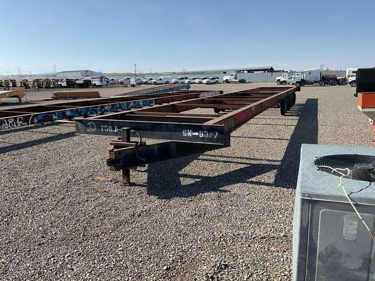 Custom Built 62 Ft x 9 Ft 6 In 8 Axle Modular Trailer Frame