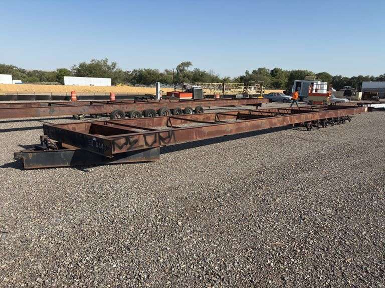 Custom Built 62 Ft x 9 Ft 6 In 8 Axle Modular Trailer Frame