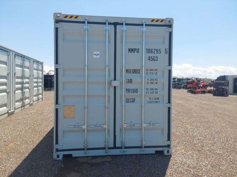 40ft High Cube Multi Door Container - J&J Auctioneers LLC