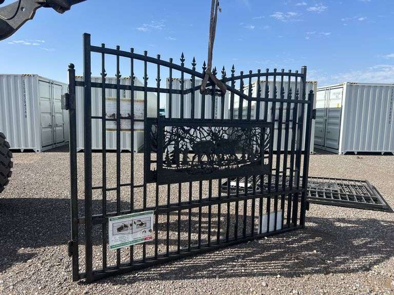 7FT(H)x 20FT(L) Metal Farm Driveway  Gate