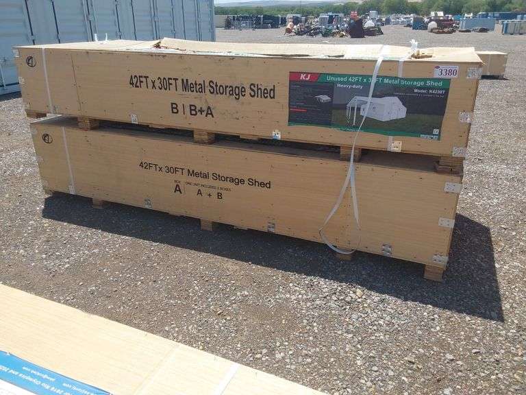 42FT x 30FT Metal Storage Shed