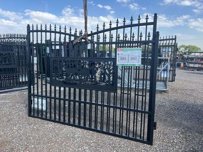 7FT(H)x 20FT(L) Metal Farm Driveway  Gate