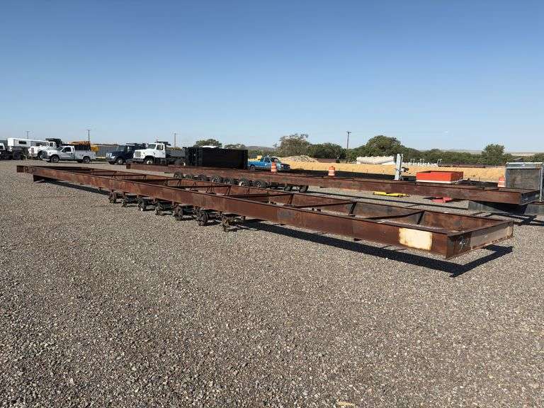 Custom Built 62 Ft x 9 Ft 6 In 8 Axle Modular Trailer Frame