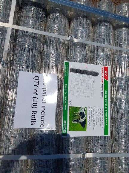 4ft X 100ft Hot-dip Galvanized Field Fence