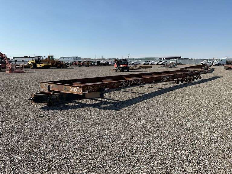 Custom Built 62 Ft x 9 Ft 6 In 8 Axle Modular Trailer Frame