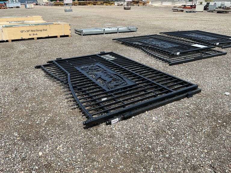 7FT(H)x 20FT(L) Metal Farm Driveway  Gate