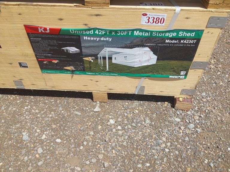 42FT x 30FT Metal Storage Shed