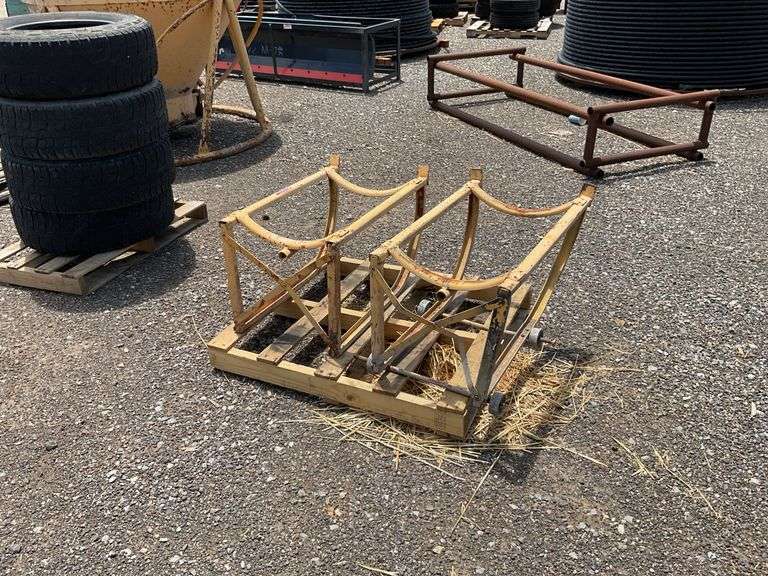 Qty (2) 55 Gallon Drum Holders