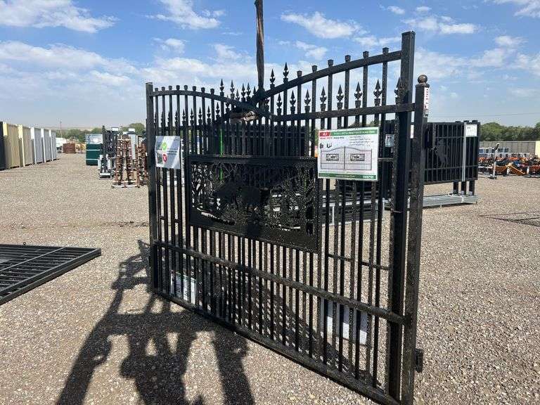 7FT(H)x 20FT(L) Metal Farm Driveway  Gate