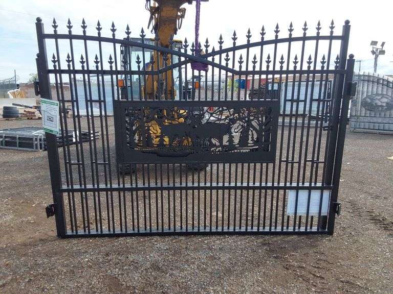 20 ft Bi-Parting Wrought Iron Gate