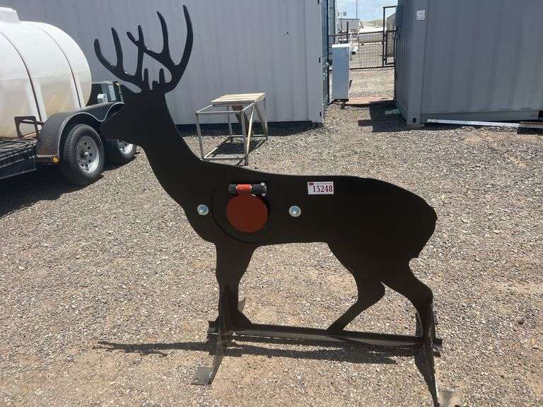 3/8 in. AR500 Steel Deer Shooting Target