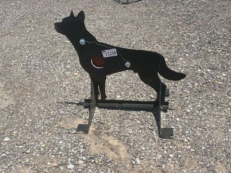 3/8 in. AR500 Steel Coyote Shooting Target