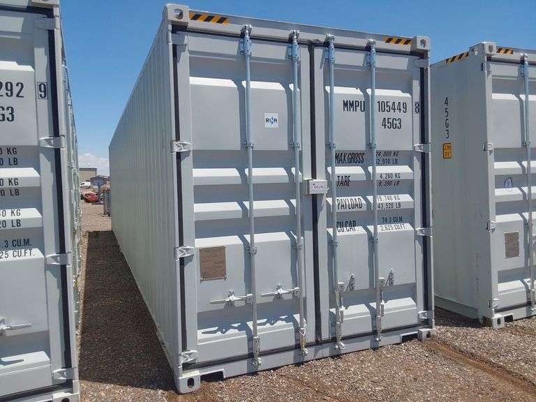 40ft High Cube Multi Door Container - J&J Auctioneers LLC