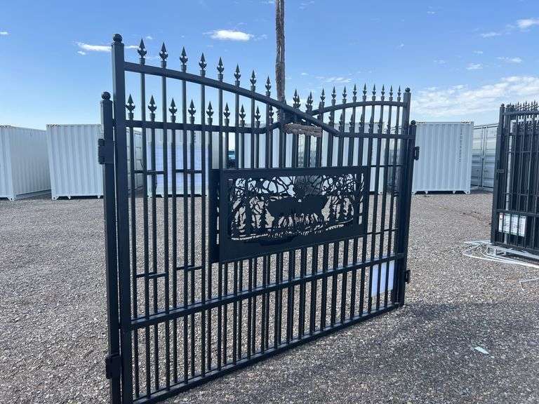 7FT(H)x 20FT(L) Metal Farm Driveway  Gate